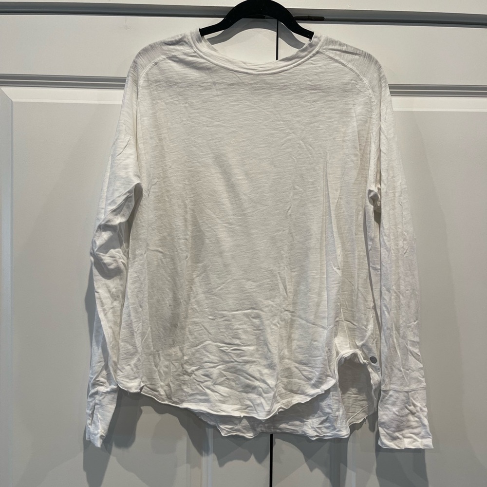 Zella White Long Sleeve Tshirt Size Medium